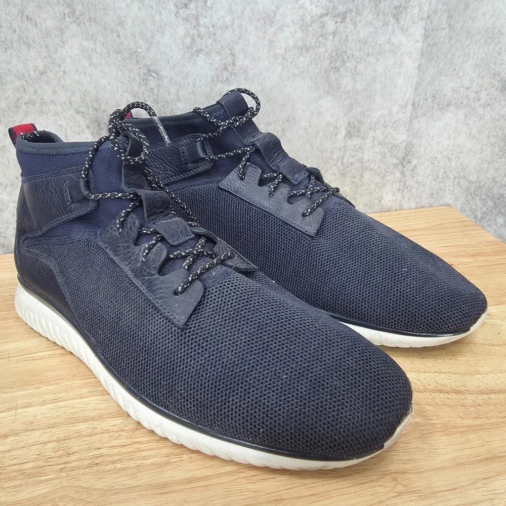 Cole Haan Grand Motion Sneakers Mens 11.5 M Blue Mid Top Casual Shoes C30661